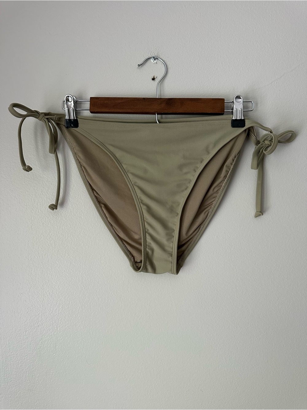 Old Navy Olive Green Tie-Side Bikini Bottoms